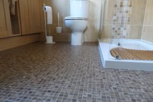 flooring in bathroom